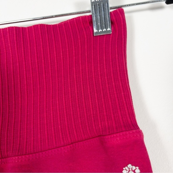 Free People Movement Pink High-Rise 7/8 Length Good Karma Leggings - Picture 9 of 13